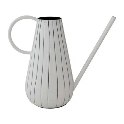 Bloomingville Metal Watering Can In Black;white