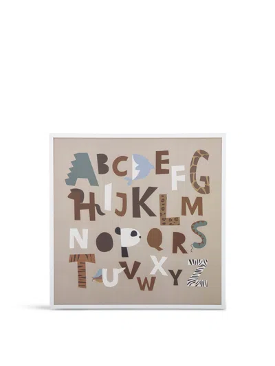 Bloomingville Mini Memmo Illustration With Frame White Pine