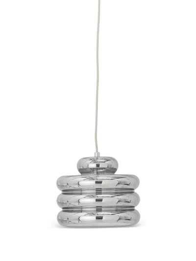 Bloomingville Spike Pendant Ceiling Lamp In Silver