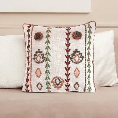 Bloomingville Square Cotton Pillow Cover & Insert