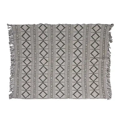 Bloomingville Throw In Green