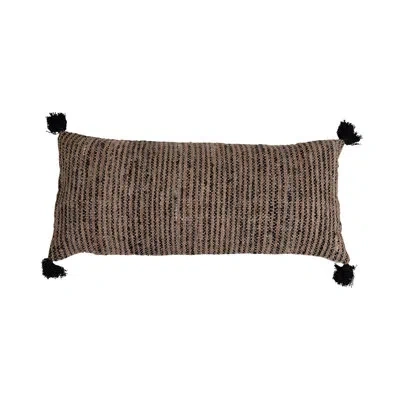 Bloomingville Woven Rectangular Cotton Pillow Cover & Insert