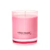 Bloomtine | Earth Angel Hq Pink / Purple Pink Cosmos - Glitter Bomb™ Luxury Gift Candle In Blackcurrant, Vanilla & Jasmine 230g In Pink/purple