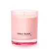 Bloomtine | Earth Angel Hq White / Pink / Purple Sparklenova - Glitter Bomb™ Luxury Gift Candle In Bergamot, Cedar & Rose 230g In White/pink/purple