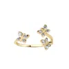 Bloomtine | Earth Angel Hq Women's Enchanting Flutterfly™ Premium Gold Vermeil Butterfly Ring