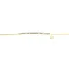 Bloomtine | Earth Angel Hq Women's Illuminess 14k Gold Diamond Bar Bracelet In Gold