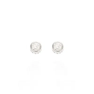 Bloomtine | Earth Angel Hq Women's Illuminess ™ 14k White Gold Diamond Studs