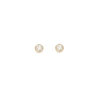 Bloomtine | Earth Angel Hq Women's Illuminess™ 14k Yellow Gold Diamond Studs