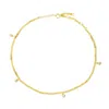 Bloomtine | Earth Angel Hq Women's Illuminess™ Gold Vermeil Princess Anklet In Gold