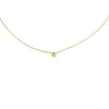 Bloomtine | Earth Angel Hq Women's Illuminess™ Gold Vermeil 'the Light Inside You' Single Stone Choker