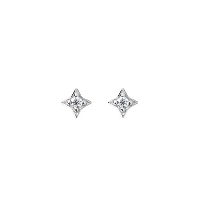 Bloomtine | Earth Angel Hq Women's Illuminess™ Mini Sterling Silver Star Studs