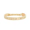 Bloomtine | Earth Angel Hq Women's Illuminess™ Star Starset Bangle In Premium Gold Vermeil & Moissanite In Gold