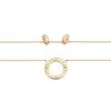Bloomtine | Earth Angel Hq Women's Mini Halo Wings™ Diamond & Solid Gold Angel Necklace In Gold