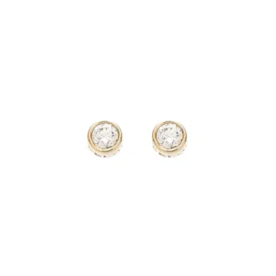 Bloomtine | Earth Angel Hq Women's Yellow Illuminess ™ 14k Gold Diamond Studs