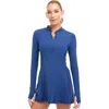 Bloquv Active Dress In Blue