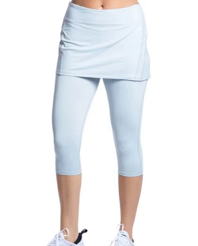 Bloquv Capri Skort In White