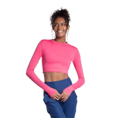 Bloquv Crop Top Everyday In Pink