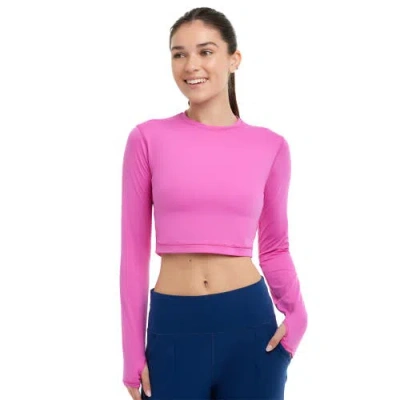 Bloquv Crop Top Everyday In Pink