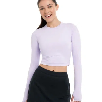 Bloquv Crop Top Everyday In Purple