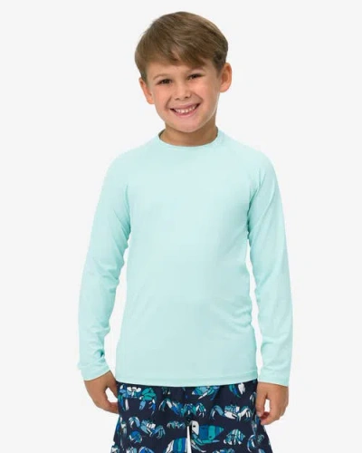 Bloquv Kid's Crew Neck Top In Blue