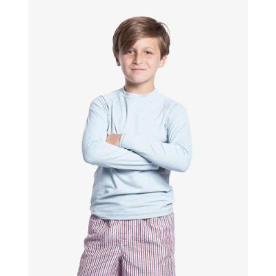Bloquv Kid's Crew Neck Top In Gray