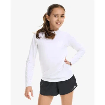 Bloquv Kid's Crew Neck Top In White