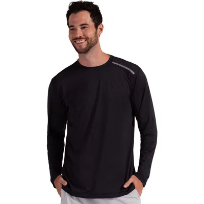 Bloquv Long Sleeve Jet Tee In Black