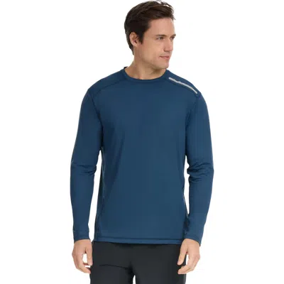 Bloquv Long Sleeve Jet Tee In Blue