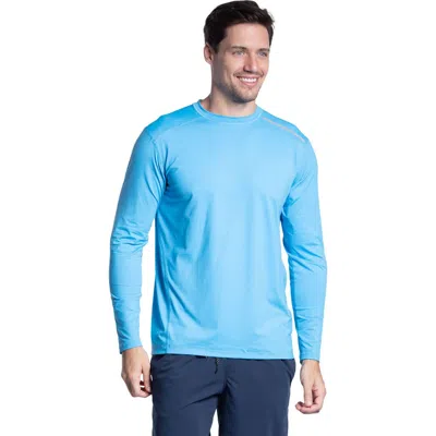 Bloquv Long Sleeve Jet Tee In Blue
