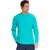 Bloquv Long Sleeve Jet Tee In Blue