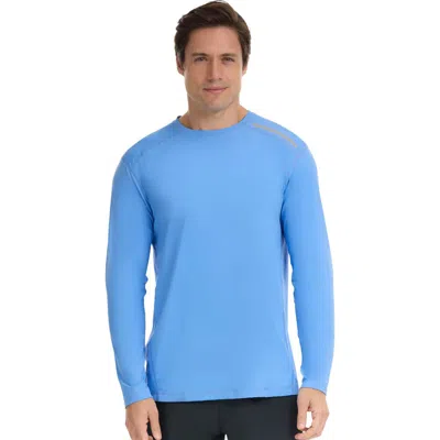 Bloquv Long Sleeve Jet Tee In Blue