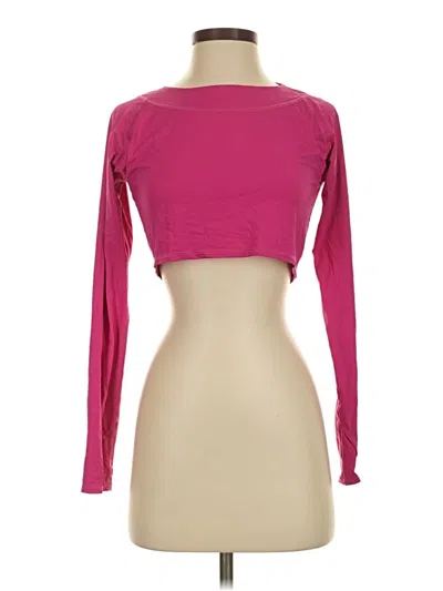 Pre-owned Bloquv Long Sleeve T-shirt In Pink