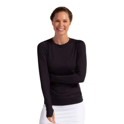 Bloquv Pullover Sun Shirt In Black