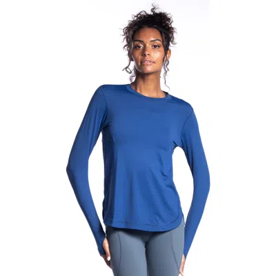 Bloquv Scallop Top Relaxed In Blue