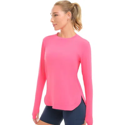 Bloquv Scallop Top Relaxed In Pink