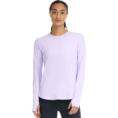 Bloquv Scallop Top Relaxed In Purple