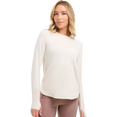 Bloquv Scallop Top Relaxed In White