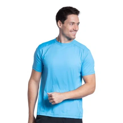 Bloquv Short Sleeve Crew Sun Shirt In Blue