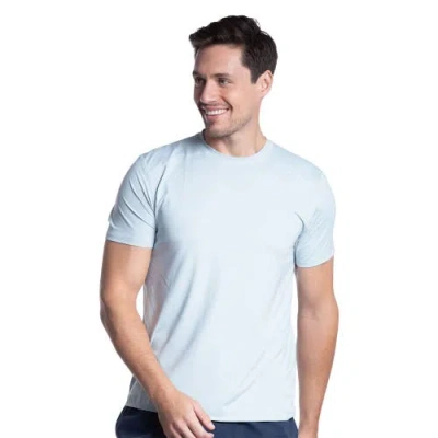 Bloquv Short Sleeve Crew Sun Shirt In Gray