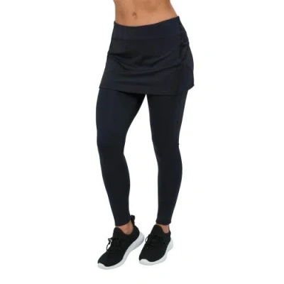 Bloquv Skirt With Leggings In Black