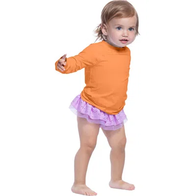 Bloquv Kids'  Toddler's Crew Neck Top In Orange