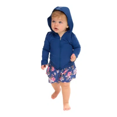 Bloquv Kids'  Toddler's Full Zip Hoodie Top In Blue