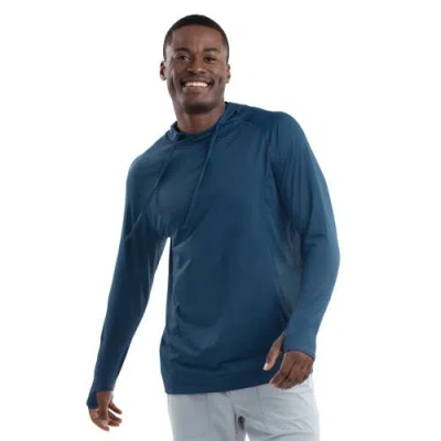 Bloquv Unisex Hoodie In Blue