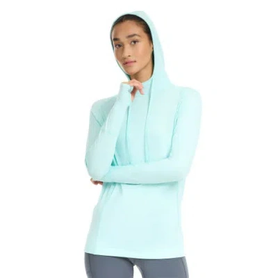 Bloquv Unisex Hoodie In Blue