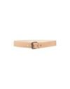 Blouson Woman Belt Beige Size 16 Soft Leather In Beige