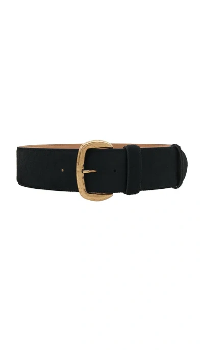 B-low The Belt Arthur Calf-hair Belt In Black & Brass