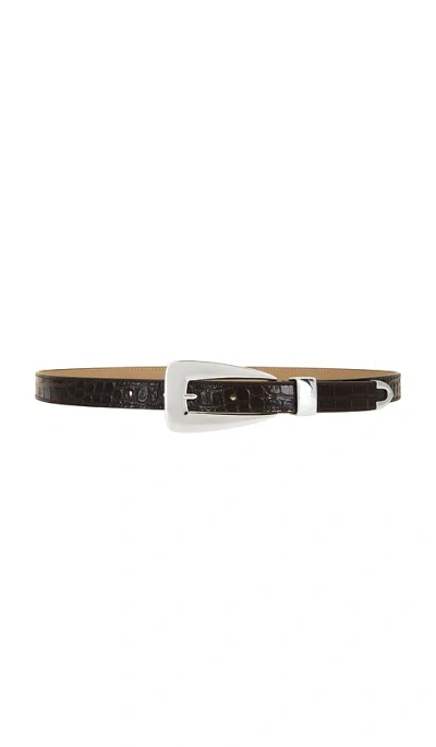 B-low The Belt Briar Croco Belt In Black