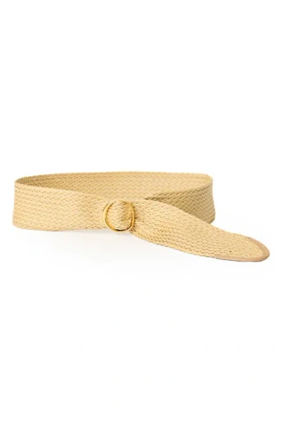 B-low The Belt Caterina Woven Belt In Neutral
