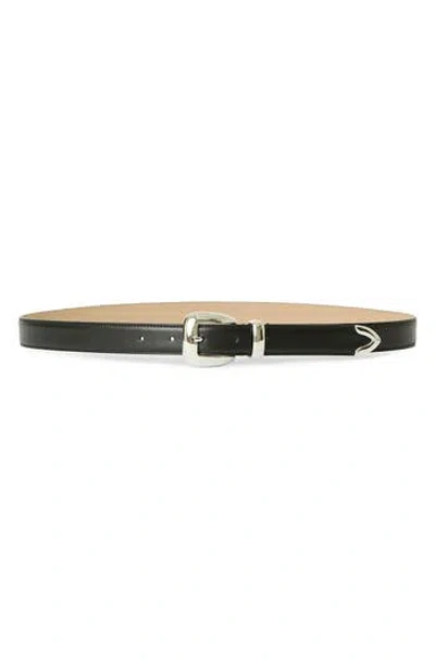 B-low The Belt Duke Leather Belt In Black