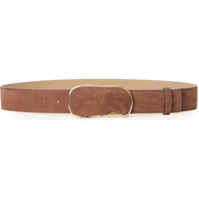 B-low The Belt Jonah Nubuck Belt In Brown